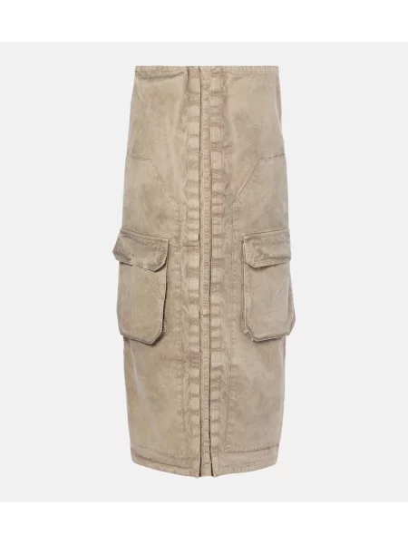 Spódnica Y/project na rzep beżowa