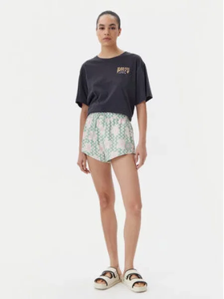 Plavecké šortky ROXY No Bad Waves basil party waves yw zelené