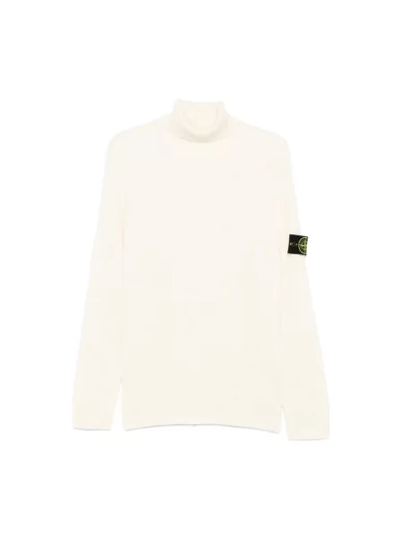 Sweter Stone Island z kamieniami beżowy