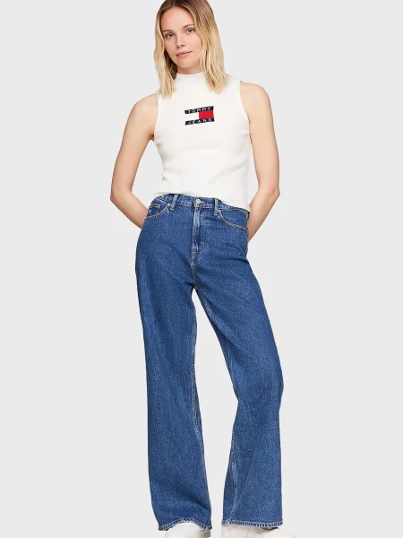 Топ Tommy Jeans белый