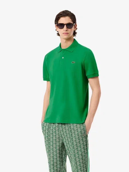 Поло Lacoste зелений