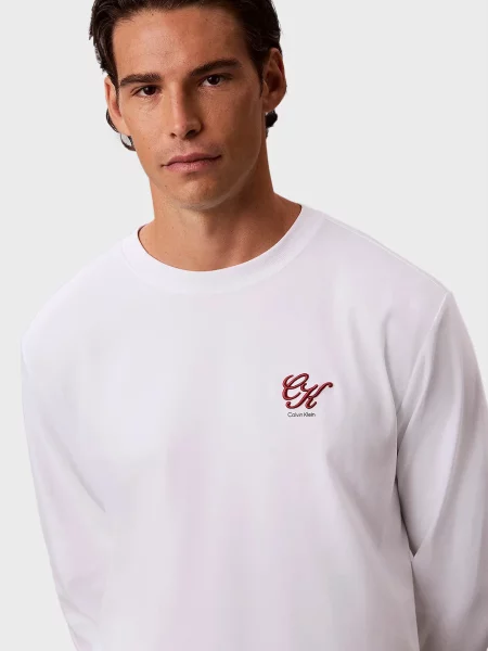 Лонгслив Calvin Klein Jeans белый