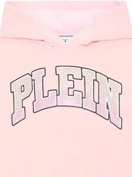 Gyerek kapucnis melegítő felső Philipp Plein rózsaszín