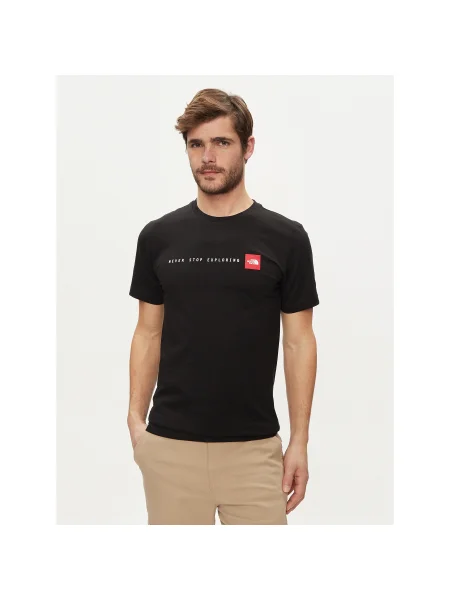 The North Face Póló Never Stop Regular Fit fekete