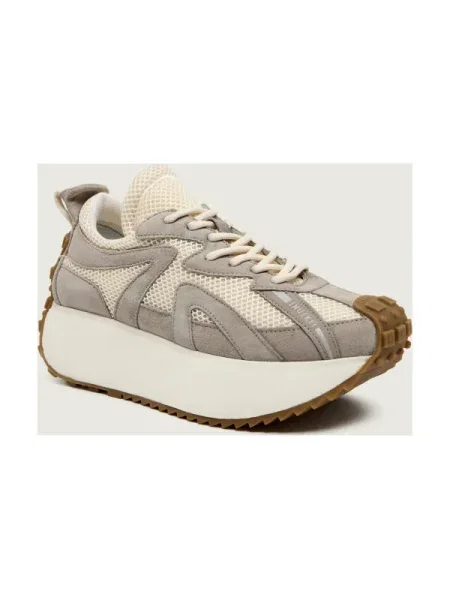 INUIKII Sneakers MARIBELLA | piele întoarsă gri