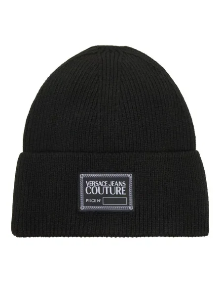 Versace Jeans Couture Czapka Big Beanie czarny