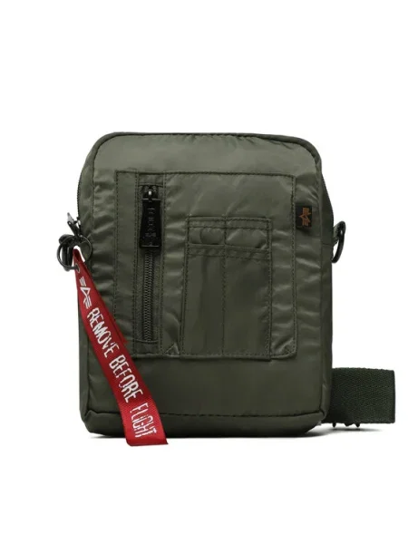 Alpha Industries Мъжка чантичка Crew Carry Bag зелен
