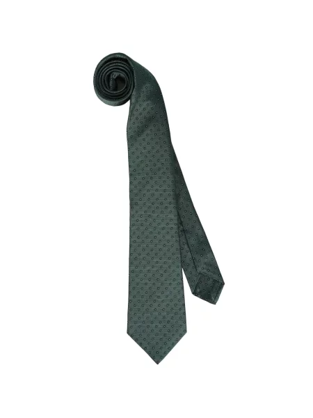 Cravată Kiton de mătase verde