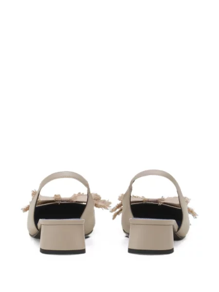 Pantofi cu toc Lanvin cu funde slingback