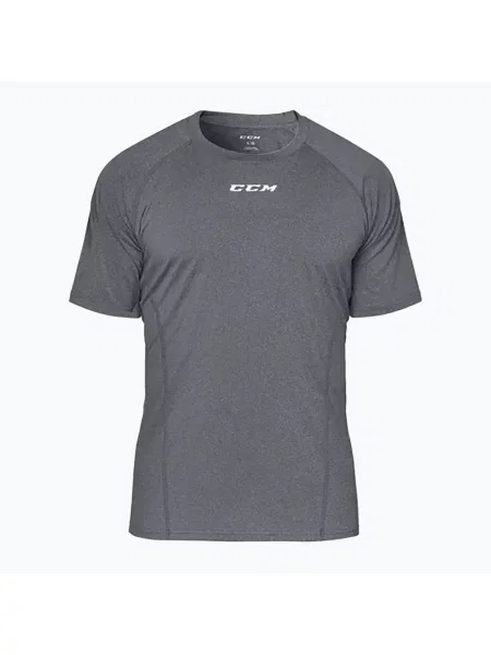 Мъжка тениска CCM Ribano Performance Loose Fit SR grey сиво