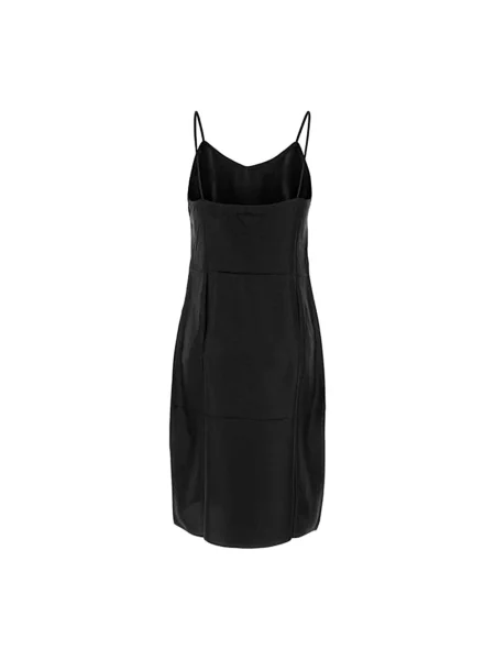 Jedwabna sukienka mini Prada czarna