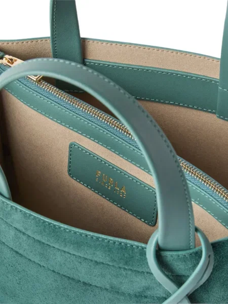 Geantă shopper Furla verde