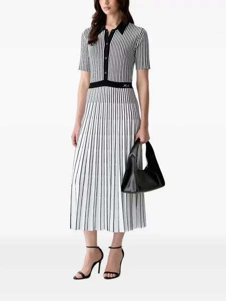 Rochie midi Karl Lagerfeld alb