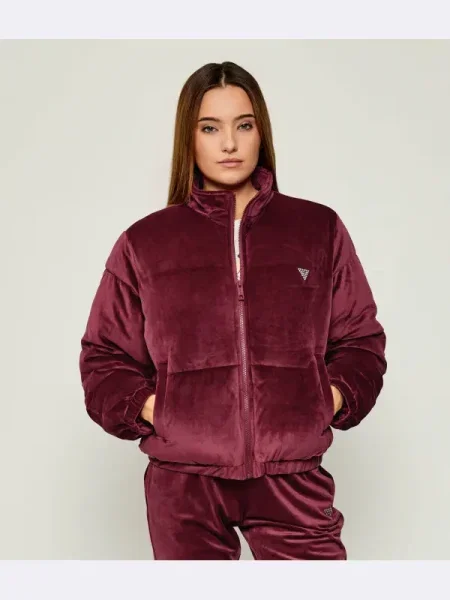 GUESS ACTIVE Geacă COUTURE bordo