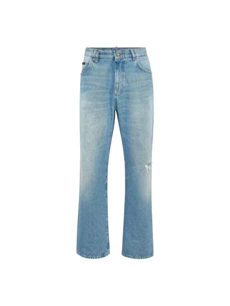 Jeansy Philipp Plein niebieskie