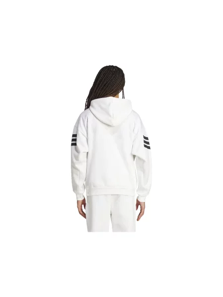Geacă Adidas Sportswear cu dungi alb