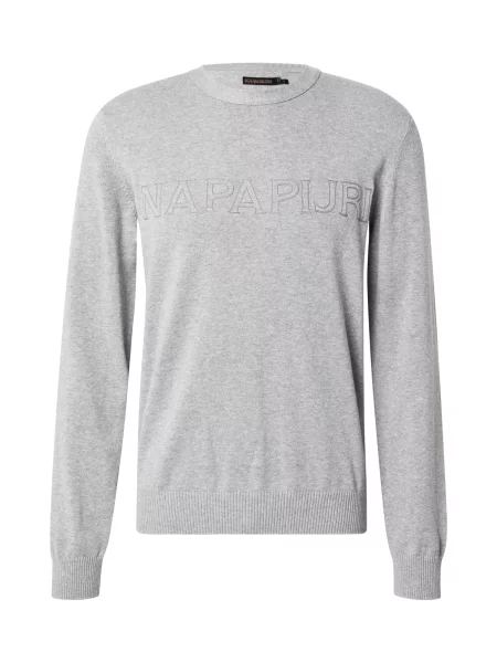 NAPAPIJRI Svetr D-AMBRA režná / světle šedá