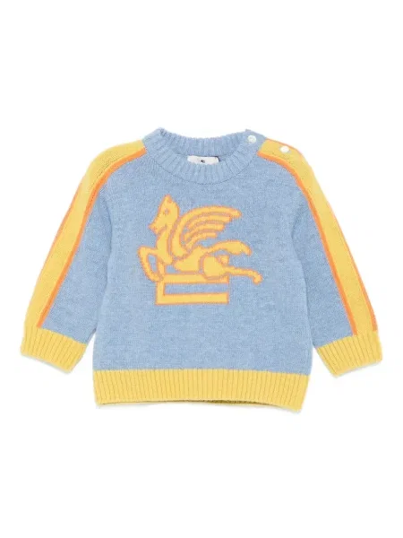 Sweter dziecięcy Etro niebieski