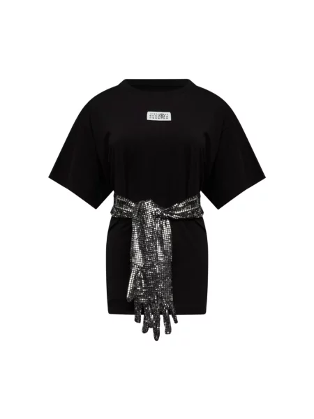 Koszulka Mm6 Maison Margiela czarna