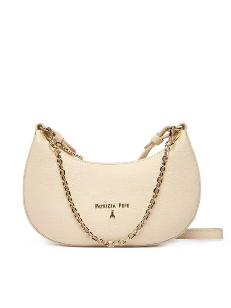PATRIZIA PEPE Torba za čez ramo off-bela bela