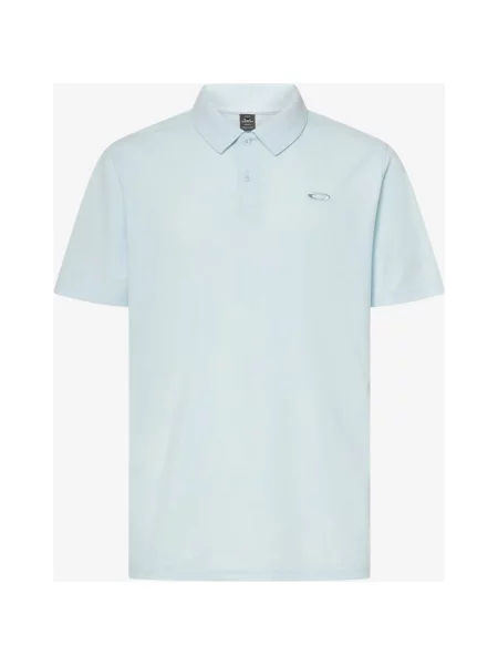 Koszulka polo Oakley Relax Urban krótki rękaw jasnoniebieska M niebieska