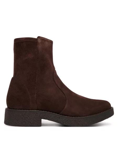 Clarks Škornji Nella Bay Temno rjava