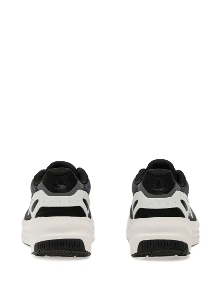 Sneakerși Adidas Campus cu imagine alergare din piele de căprioară negru