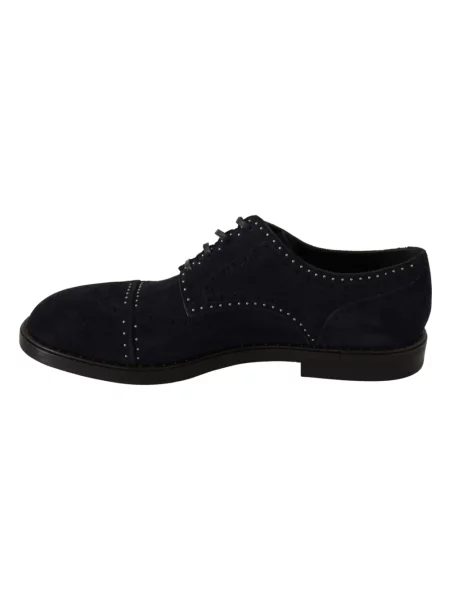 Derby Dolce And Gabbana zamszowy niebieski