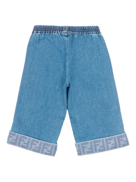 Dětské kalhoty Fendi modré