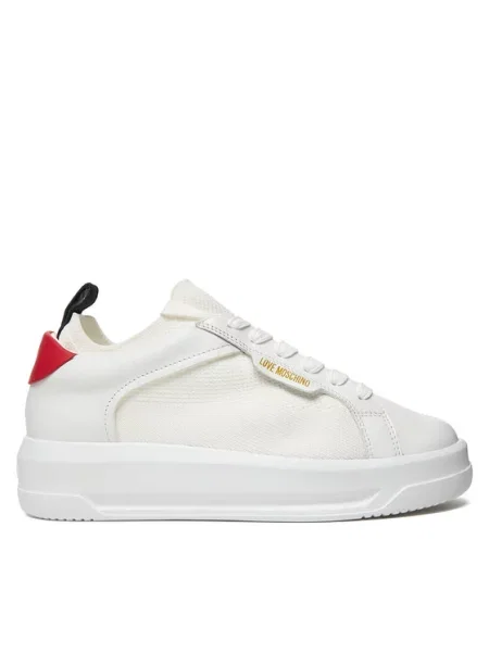 LOVE MOSCHINO Αθλητικά λευκό