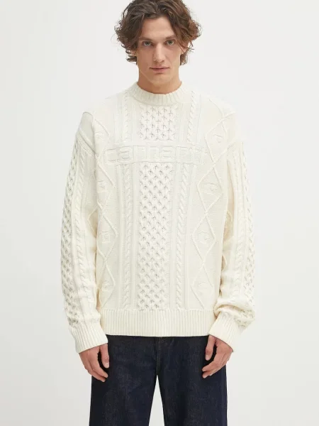 Sweter Carhartt Wip beżowy