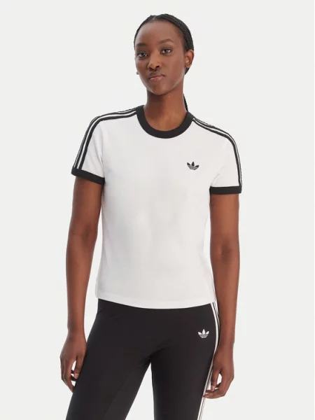 Adidas Originals Koszulka Kobiety biały|wielokolorowy S biała