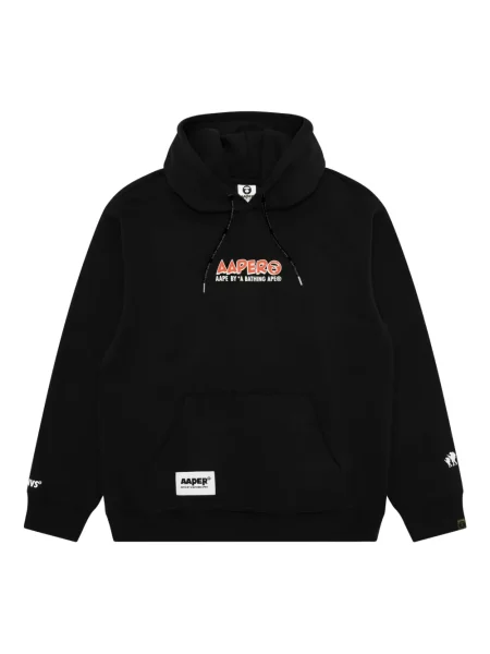Hanorac cu glugă Aape By A Bathing Ape cu imagine negru