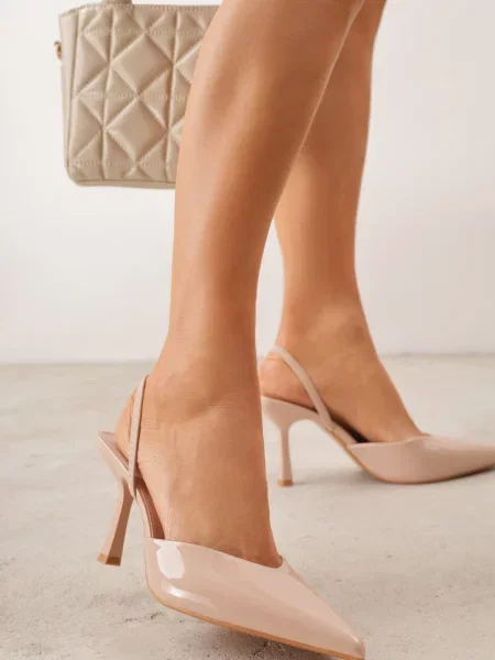 Pantofi stiletto Kianise bej