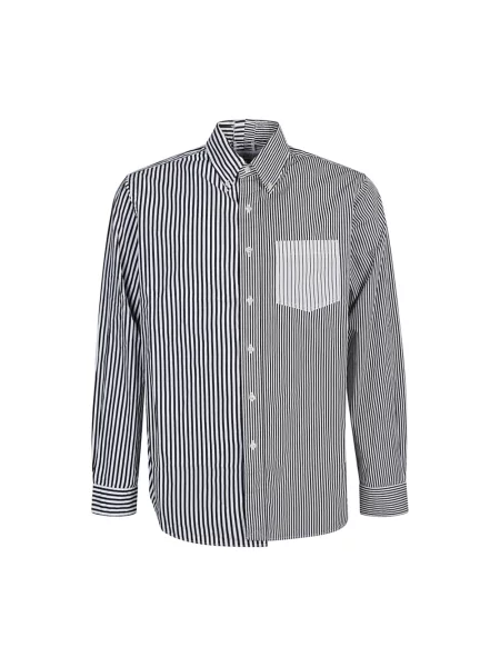 Koszula E.l.v. Denim w paski czarna