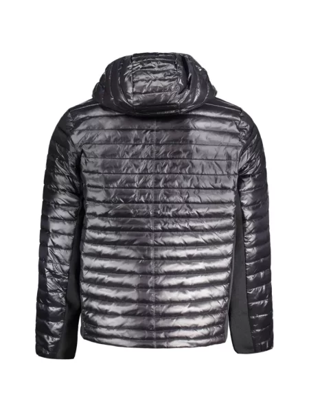 Geacă Calvin Klein cu glugă gri