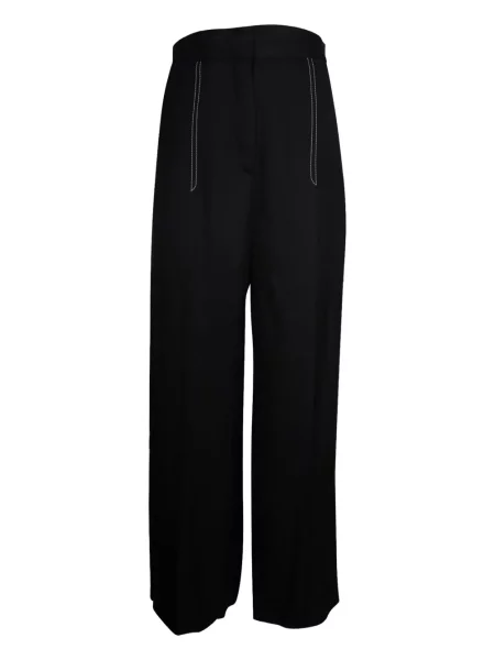 Pantaloni Sandro cu dungi negru