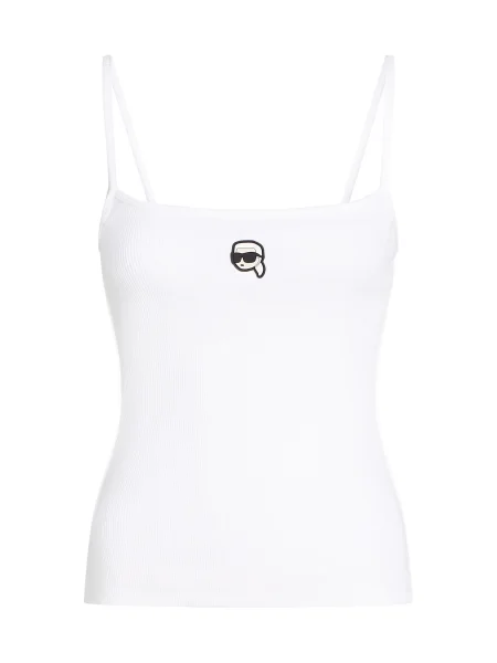 Karl Lagerfeld Top negru alb