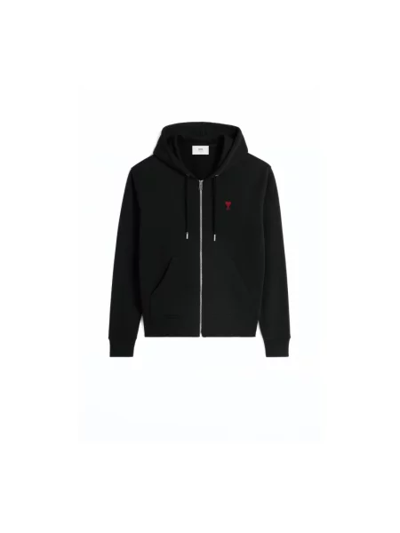 Bluza z kapturem Ami Paris czarna