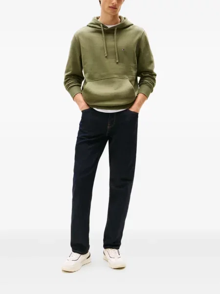 Hanorac cu glugă Tommy Hilfiger cu broderie verde