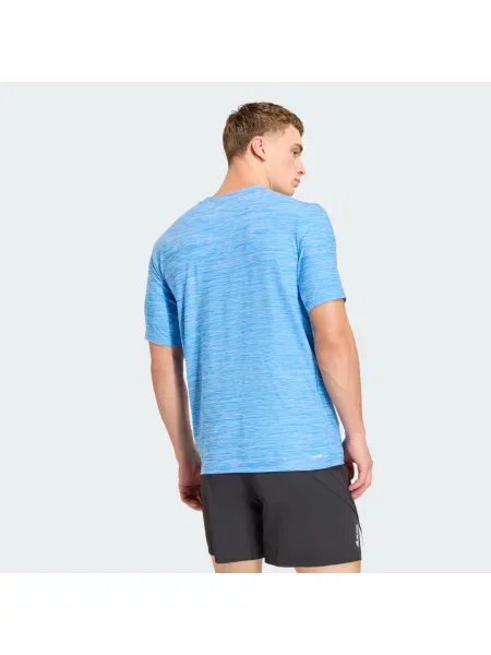 KOSZULKA WORKOUT ESSENTIALS FLEX niebieska