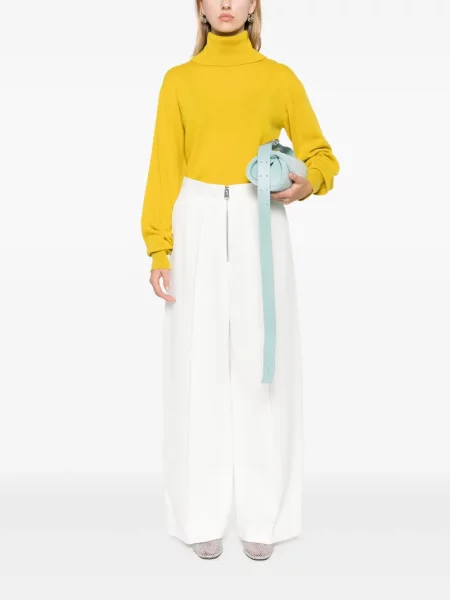 Kašmyro megztinis Jil Sander geltona