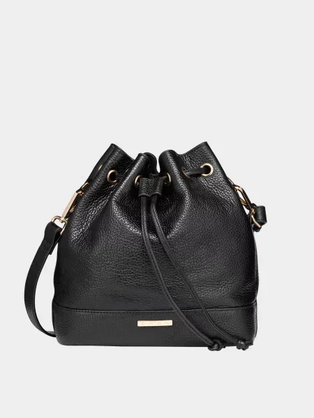 Кожаная сумка Geox черная