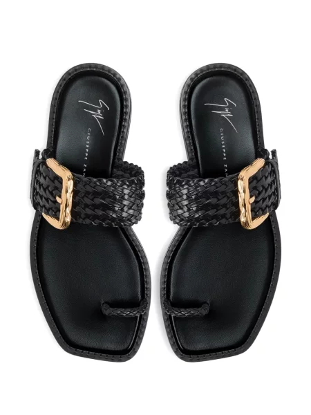 Sandale Giuseppe Zanotti cu cataramă negru