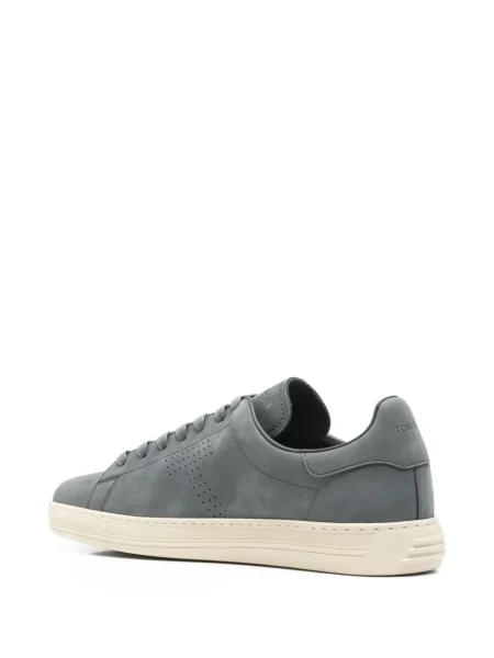 Sneakersy Tom Ford zamszowe niebieskie