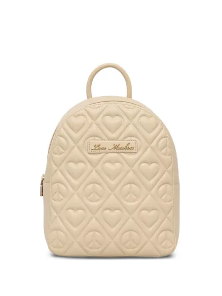 Matlasat rucsac Love Moschino cu motiv cu inimi