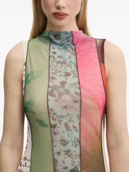 Rochie mini Desigual de costum verde