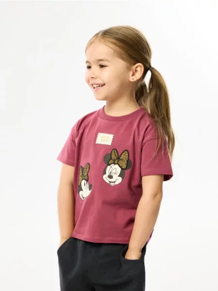 Reserved Tričko Minnie Mouse lilavá