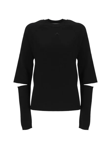 Pulover Marine Serre cu decolteu rotund negru