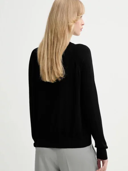 MAX&Co. pulover de lână light negru